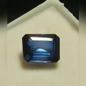 GGL 3.20 Natural Blue Sapphire Loose Gemstone - 8.87x6.77x4.42mm - Emerald Cut